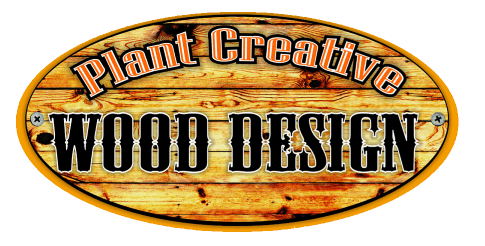 Plant Creative Wood Design Logo